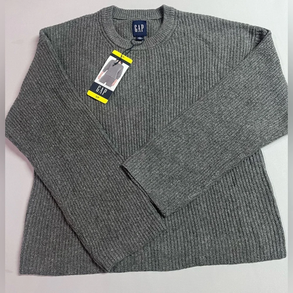 Gap CashSoft Shaker-Stitch Boyfriend Sweater - Picture 3 of 6